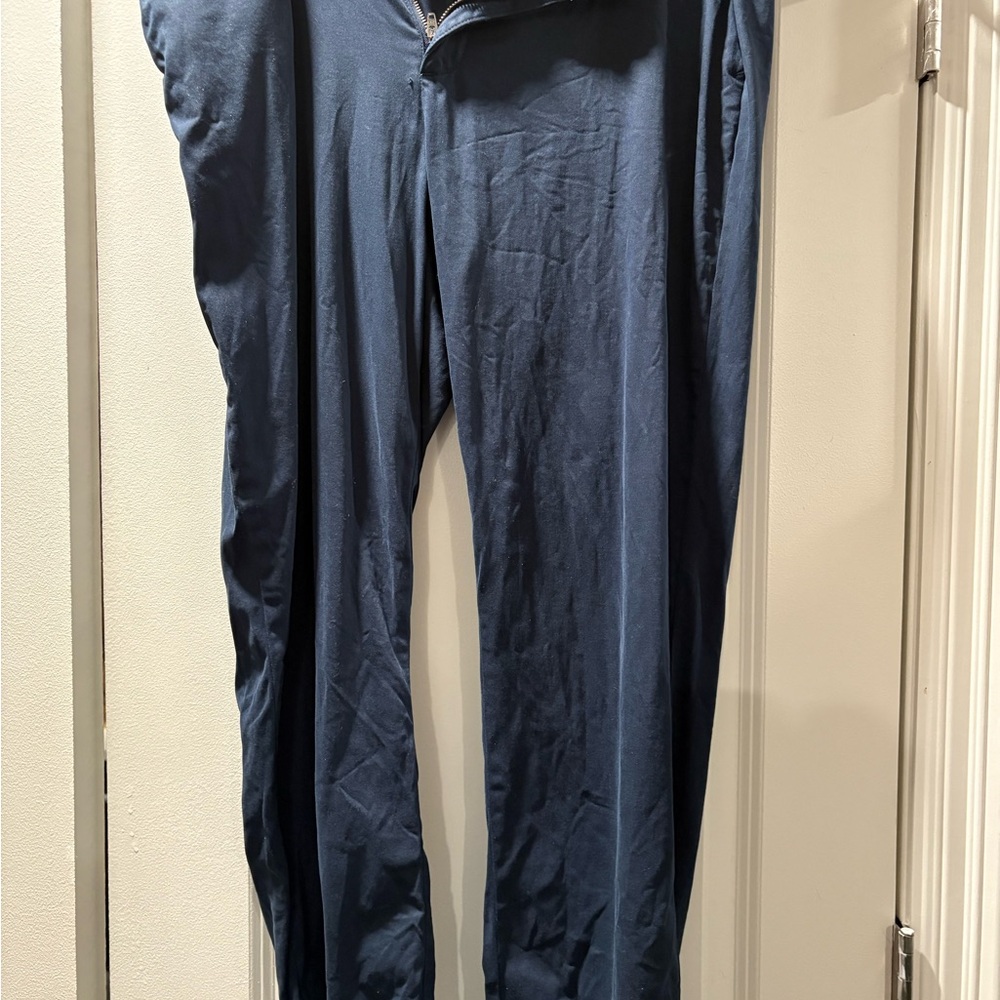 Liverpool Blue Chinos with Relaxed Fit and Elastic Waistband